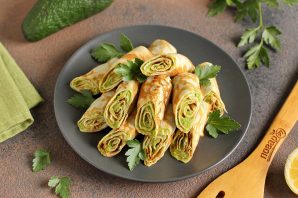 Блины с авокадо