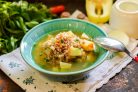 Картофельный суп с гречкой