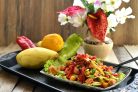 Салат из курицы и манго «Экзотическая птичка»