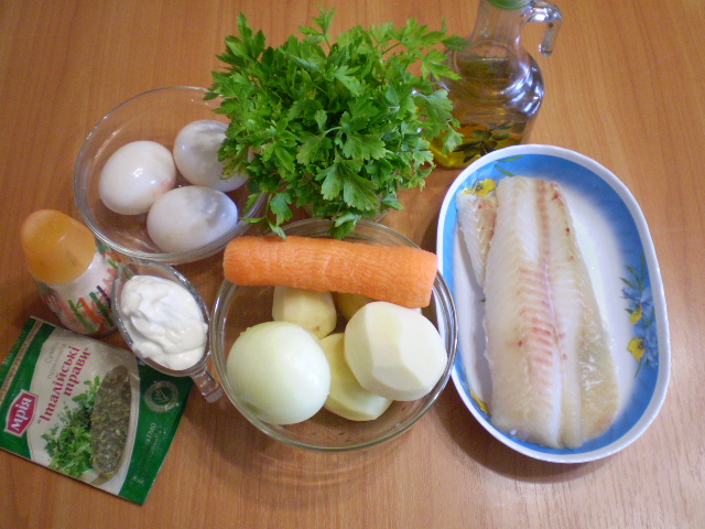 Рецепт Рыбная запеканка из минтая