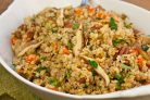Плов из киноа с грибами