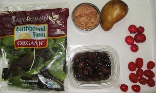 Рецепт Салат из тунца, помидоров и картофеля
