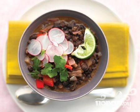 Рецепт Жаркое из риса и черной фасоли