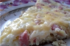 Омлет с сыром и колбасой