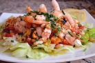 Салаты с рыбой и морепродуктами