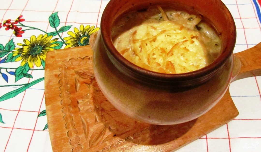 Рецепт Картошка с лисичками в горшочке