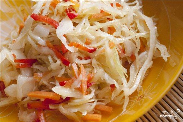 Рецепт Салат из белокочанной капусты