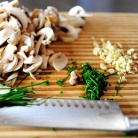 Рецепт Курица с грибами и артишоками