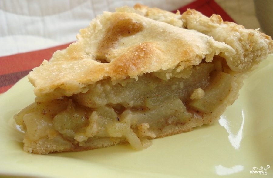 Рецепт Творожно-яблочный пирог