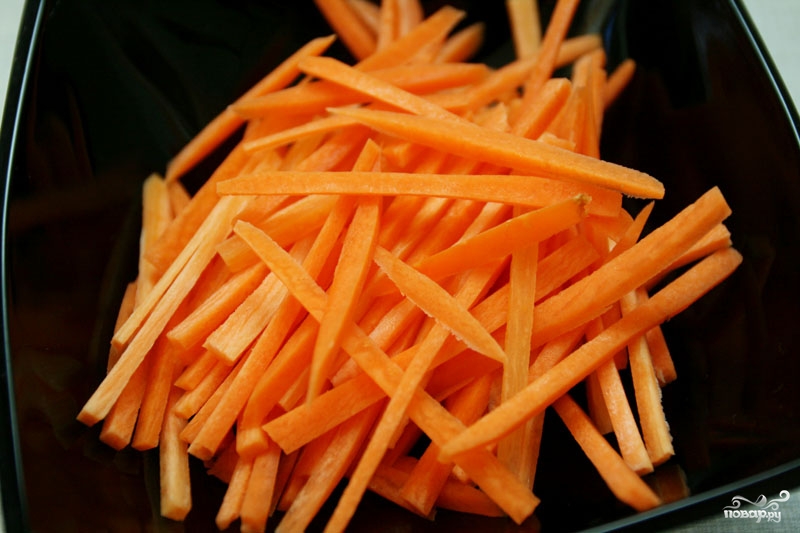 Рецепт Морковка с сыром и чесноком