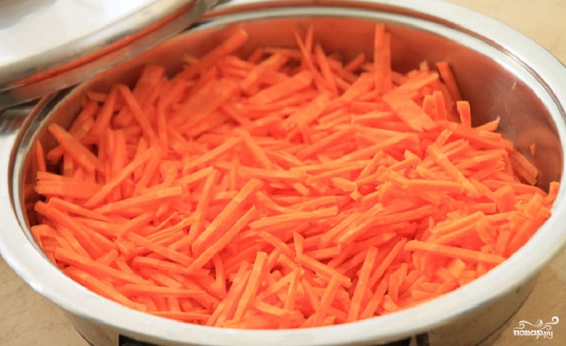 Рецепт Морковь с грибами
