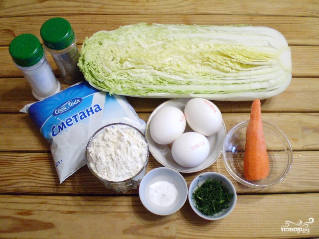 Рецепт Заливной пирог из капусты