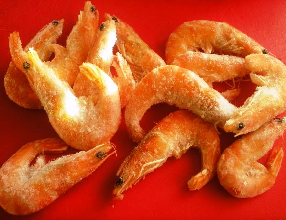 Рецепт Жареные креветки в чесночном соусе