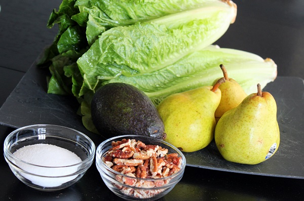 Рецепт Салат с авокадо и грушей