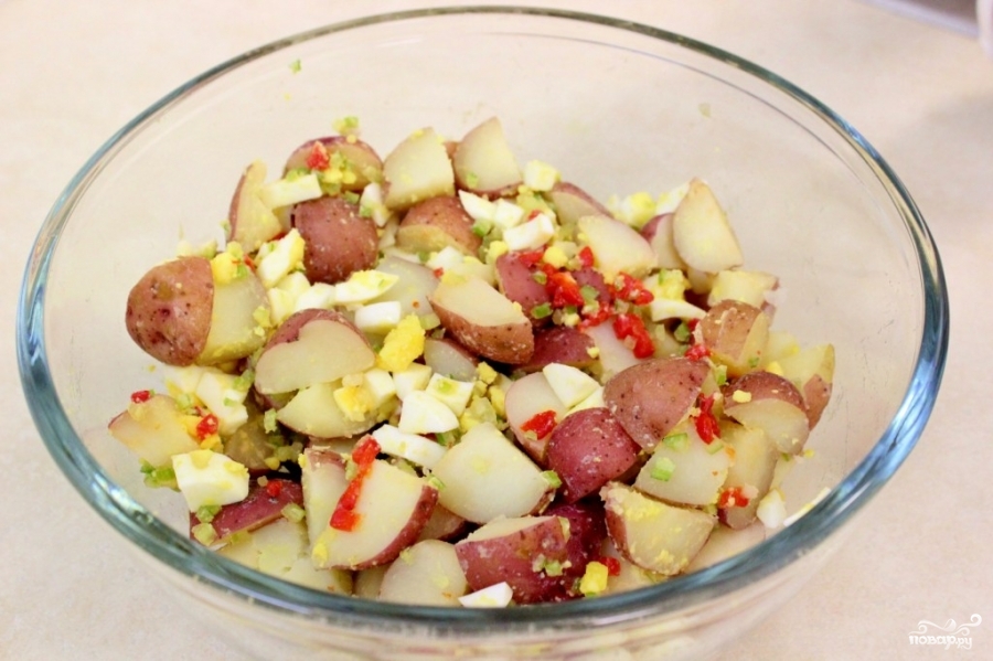 Рецепт Картофельный салат баварский