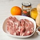 Рецепт Стейк из свинины с апельсиново-горчичным соусом