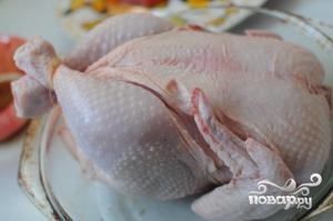 Рецепт Курица с персиками