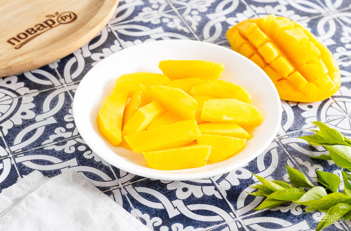 Как нарезать манго