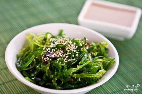 Рецепт Простой салат из морской капусты