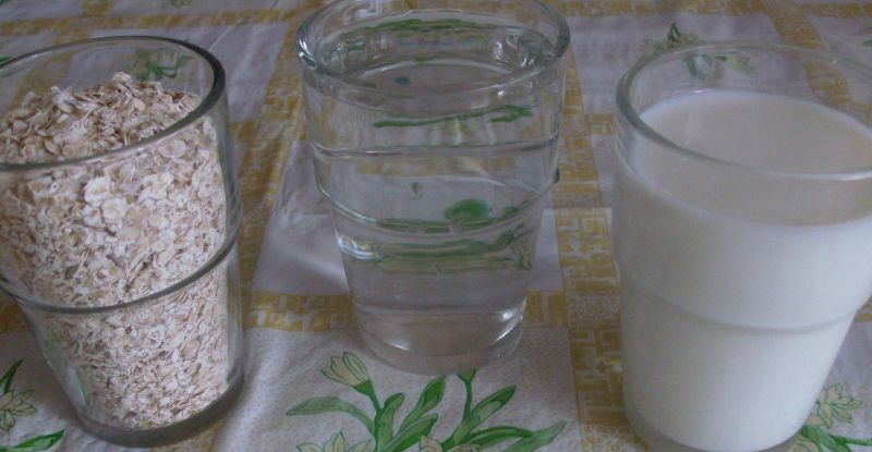 Рецепт Геркулесовая каша на молоке