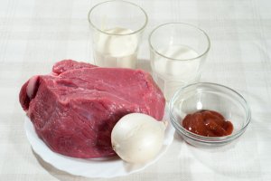 Рецепт Подлива из говядины со сметаной