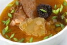 Суп мясной с фруктами