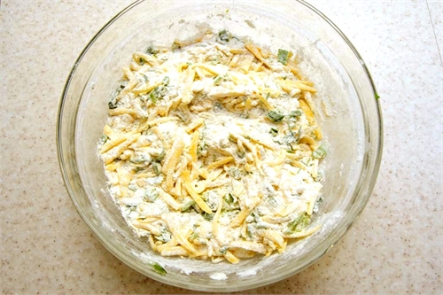 Рецепт Кекс с сыром и зеленью
