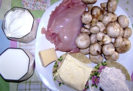 Рецепт Жульен с грибами на сковороде