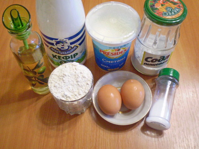 Рецепт Заливное тесто на кефире