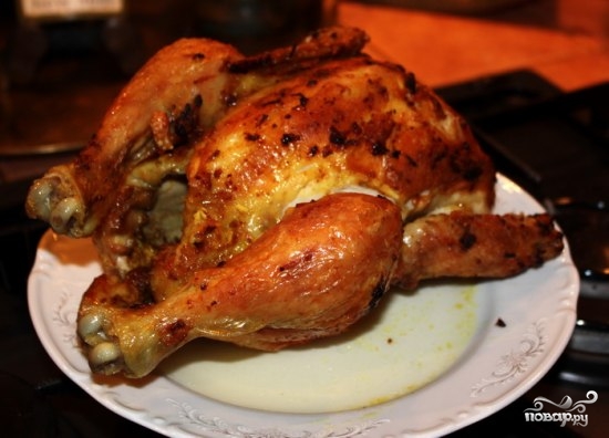 Рецепт Курица в рукаве в микроволновке