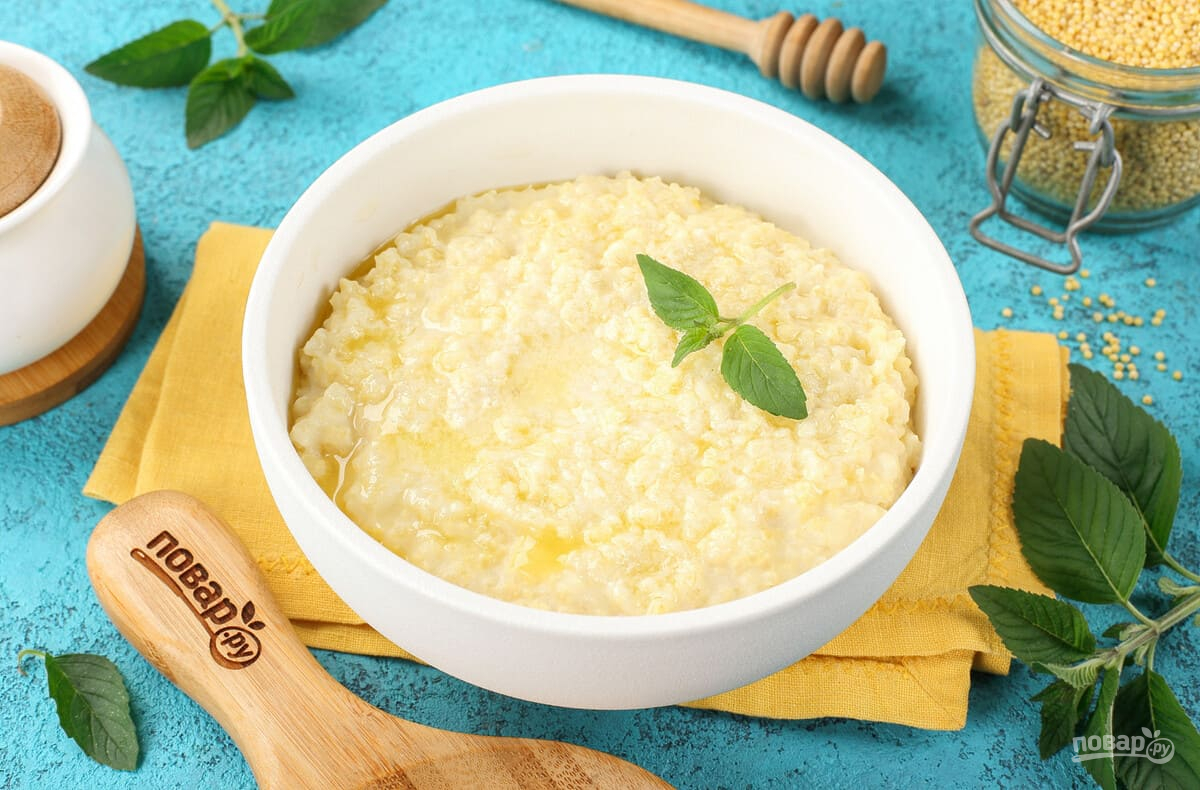 Пшенная каша на молоке