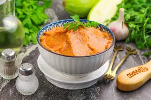 Кабачковая икра в аэрогриле