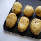 Рецепт Запеченный картофель с травяным соусом