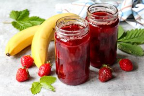 Клубничное варенье с бананом на зиму