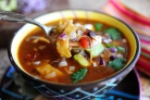 Куриный суп с кукурузными лепешками