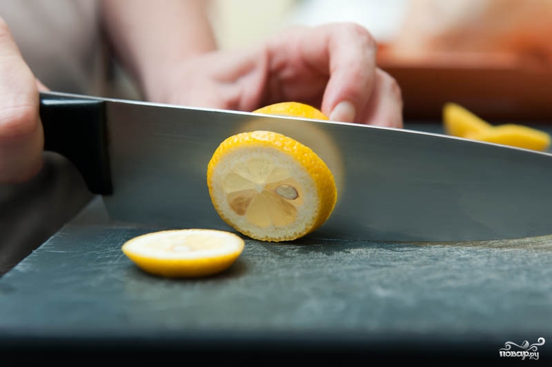 Рецепт Курица в духовке с лимоном