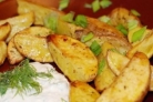 Картофель с зеленью
