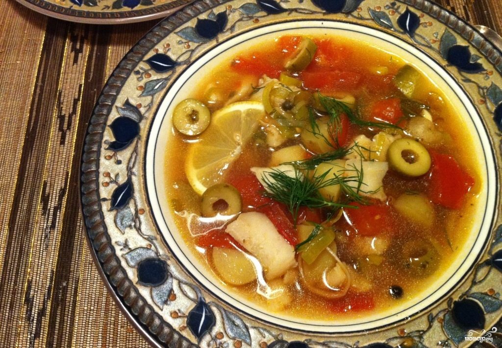 Рецепт Суп из трески
