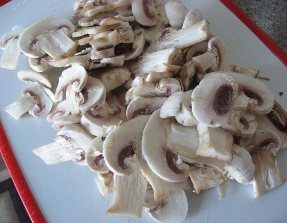 Рецепт Куриный фарш с грибами