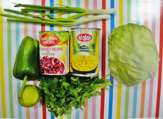 Рецепт Мексиканский салат с фасолью
