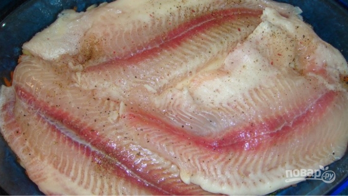 Рыба пангасиус в духовке