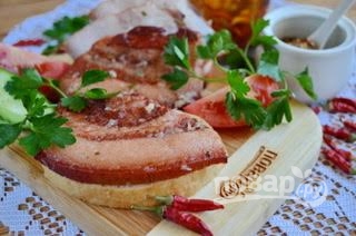 Рецепт сало в луковой шелухе в домашних условиях самый вкусный с фото пошагово