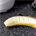 Рецепт Блинный торт с бананом и ореховой глазурью