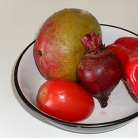 Рецепт Витаминный напиток из свеклы, манго и помидор