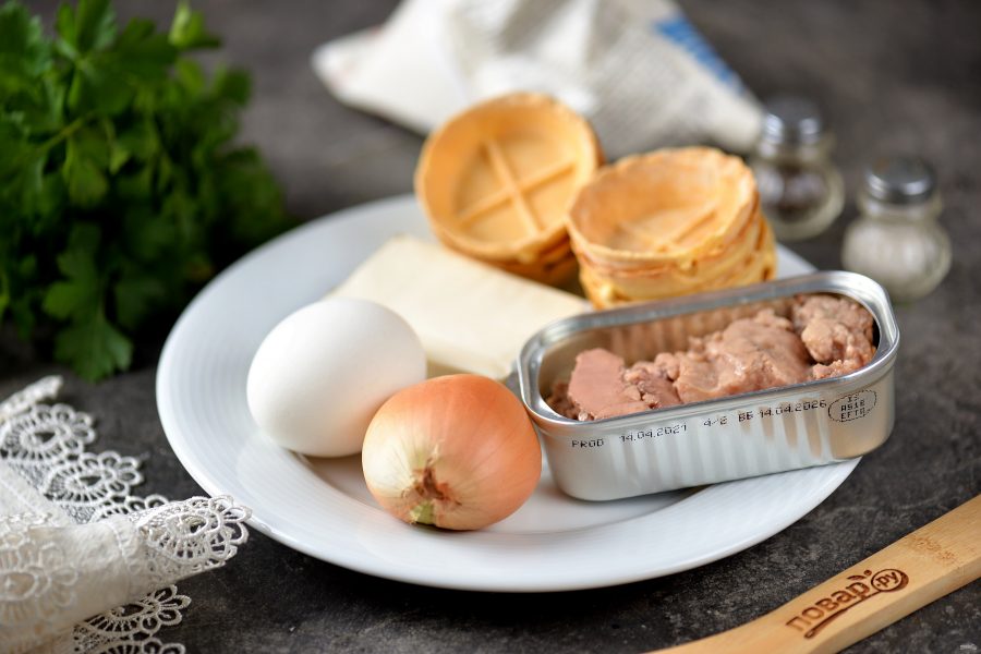 Тарталетки с печенью трески, яйцом и сыром - пошаговый рецепт с фото на .