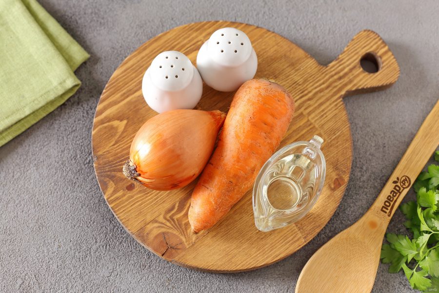 Маринованный лук с морковью быстрого приготовления