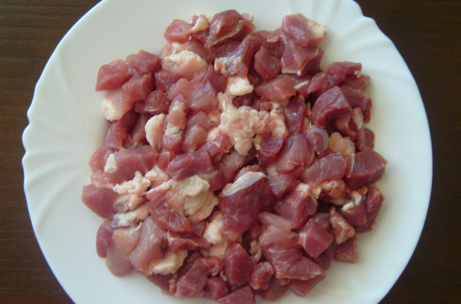 Рецепт Тушеная картошка со свининой в мультиварке