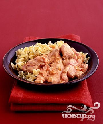 Рецепт Курица с соусом из паприки