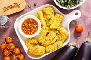 Хрустящие баклажаны в аэрогриле