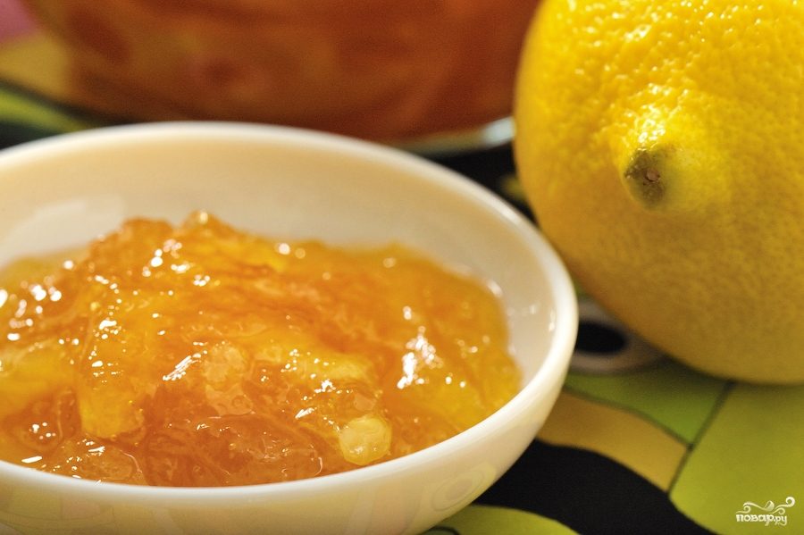 Рецепт Лимонный конфитюр